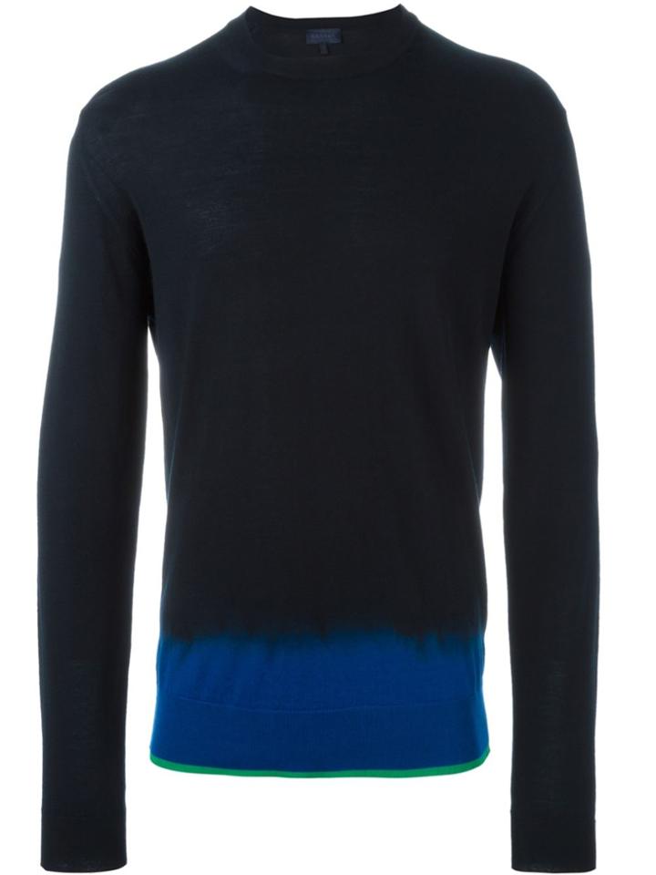 Lanvin Dip-dye Jumper - Blue