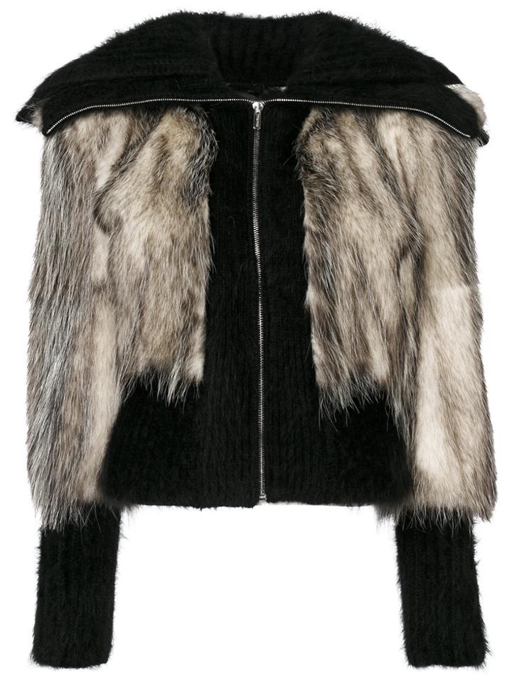 Miu Miu Exaggerated Collar Jacket - Brown