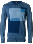 Diesel Square Motif Sweater - Blue