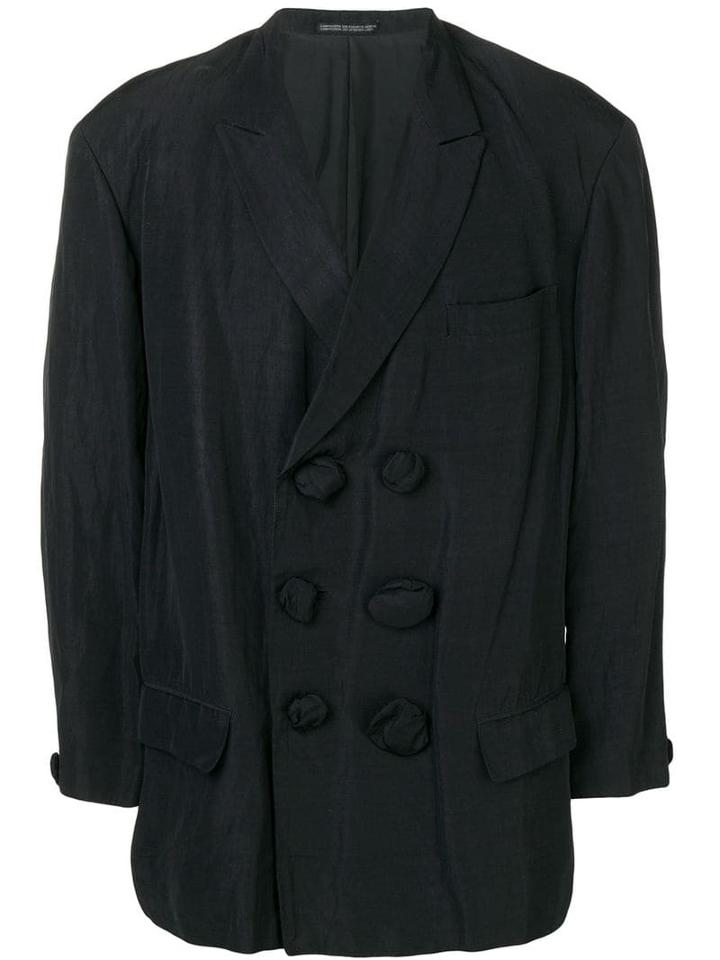 Yohji Yamamoto Pre-owned 1990's Oversized Button Jacket - Black