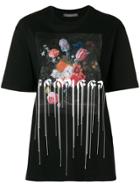 Alexander Mcqueen Painted Print T-shirt - Black