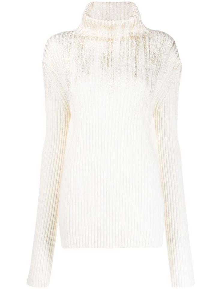 Ann Demeulemeester Canber Metallic Jumper - Neutrals