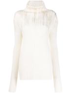 Ann Demeulemeester Canber Metallic Jumper - Neutrals