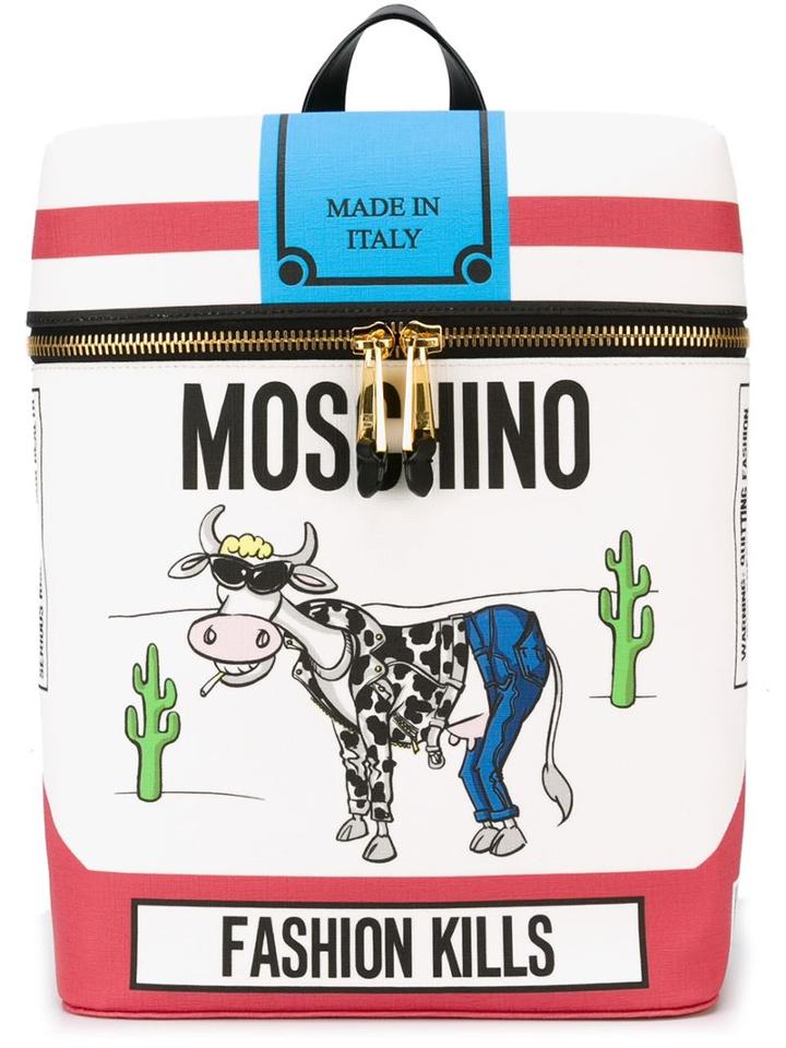 Moschino Fashion Kills Backpack