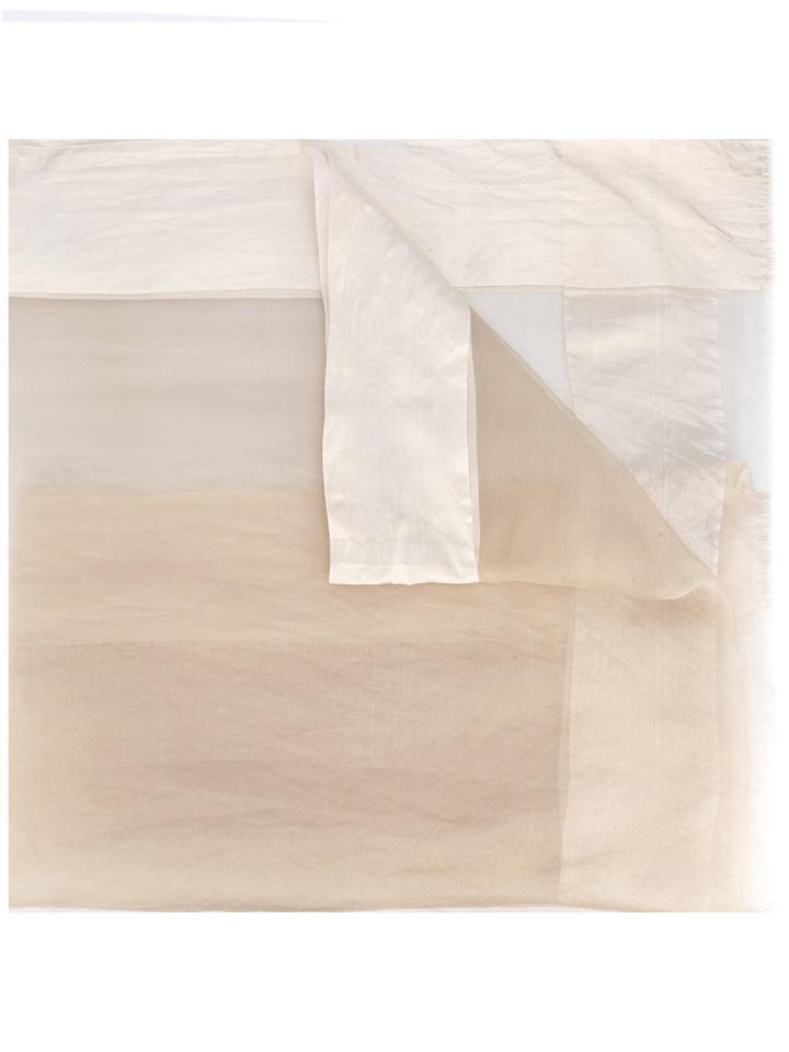 Faliero Sarti Colour Block Scarf, Women's, Nude/neutrals, Silk
