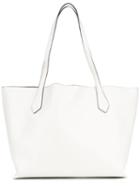 Hogan Large Shoulder Bag, Women's, White, Leather/patent Leather/suede