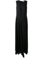A.f.vandevorst - Panelled Maxi Dress - Women - Polyester - 40, Black, Polyester