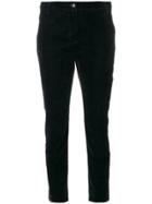 Dorothee Schumacher Velvet Texture Trousers - Blue