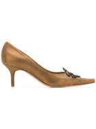 A.n.g.e.l.o. Vintage Cult Caovilla Pumps - Metallic