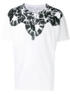Marcelo Burlon County Of Milan Snake Print T-shirt, Men's, Size: Small, White, Cotton