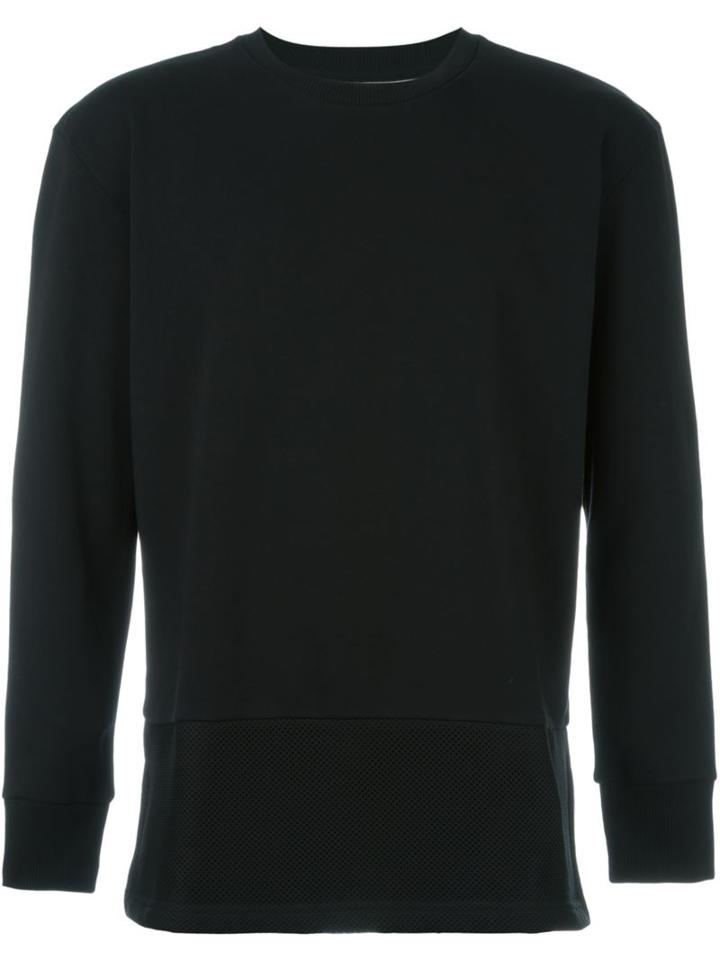 Diesel Mesh Panel Sweatshirt