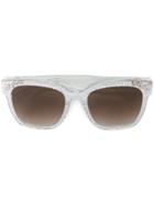 Gucci Eyewear Glitter Cat-eye Sunglasses - Metallic