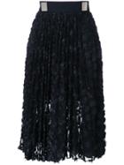 Ioana Ciolacu Pleated Skirt - Pink & Purple