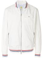 Gant Rugger Baseball Bomber Jacket - White