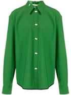 Namacheko Asymmetric-hem Shirt - Green