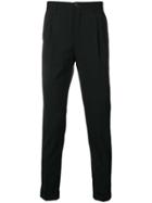 Ps By Paul Smith Mid-rise Tailored Trousers - Black
