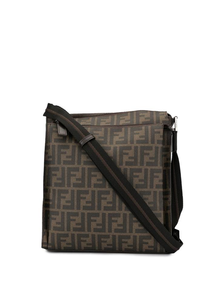 Fendi Pre-owned Zucca Pattern Crossbody Bag - Brown