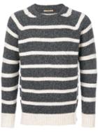 Nuur - Striped Jumper - Men - Acrylic/nylon/alpaca/merino - 50, Grey, Acrylic/nylon/alpaca/merino