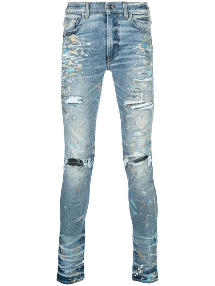 Amiri Amiri W9m01371sd Medium Crafted Indigo Natural (veg)->cotton -