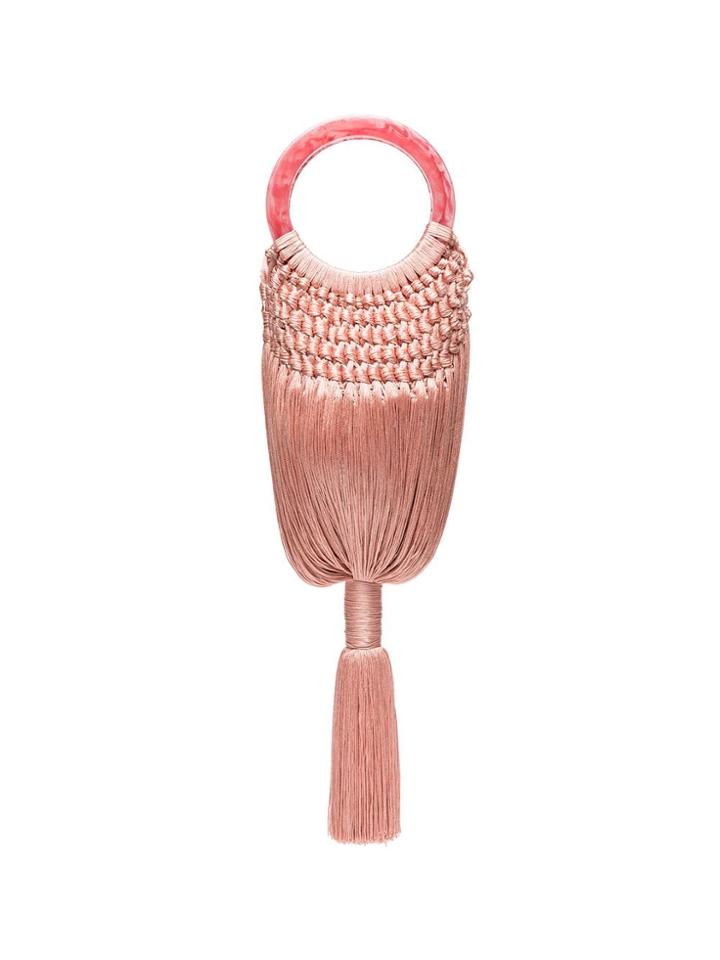 Cult Gaia Angelou Tasselled Bag - Pink & Purple