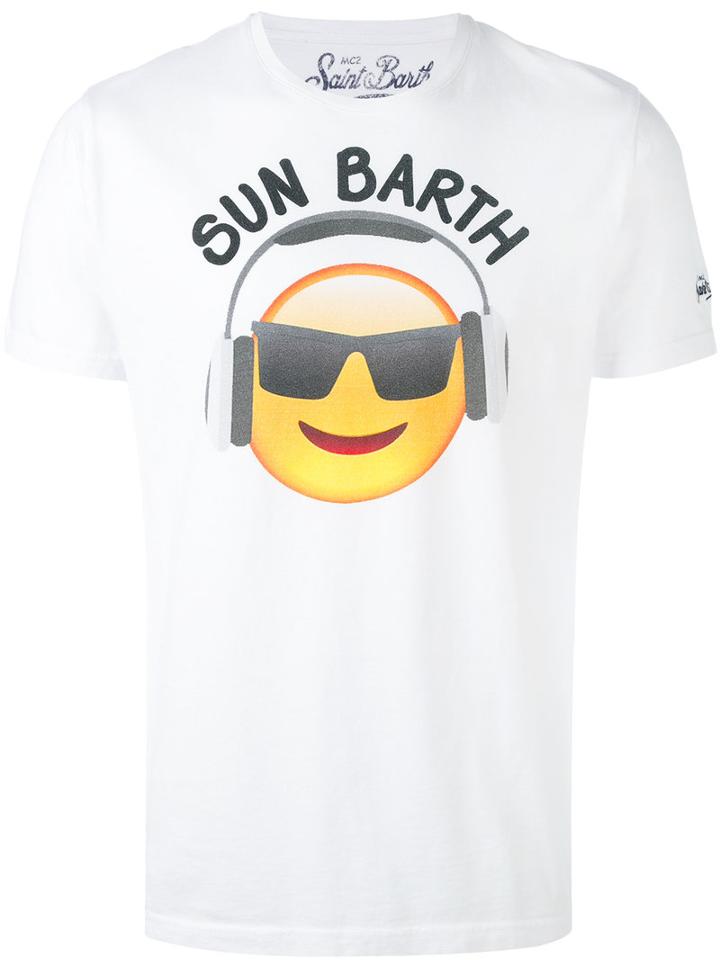 Mc2 Saint Barth - Sun Barth T-shirt - Men - Cotton - Xxxl, White, Cotton