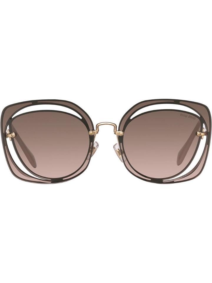 Miu Miu Eyewear - Brown