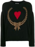 Boutique Moschino Jacquard Knit Jumper - Black