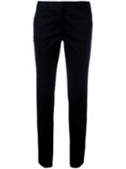 Alberto Biani Tailored Cropped Trousers, Women's, Size: 40, Black, Cotton/spandex/elastane