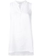 Stefano Mortari - Long Top - Women - Linen/flax - 42, Women's, White, Linen/flax