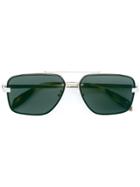 Alexander Mcqueen Eyewear Square Sunglasses - Metallic