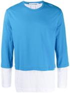 Comme Des Garçons Shirt Layered T-shirt - Blue