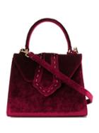 Mehry Mu Velvet Boxy Tote - Red