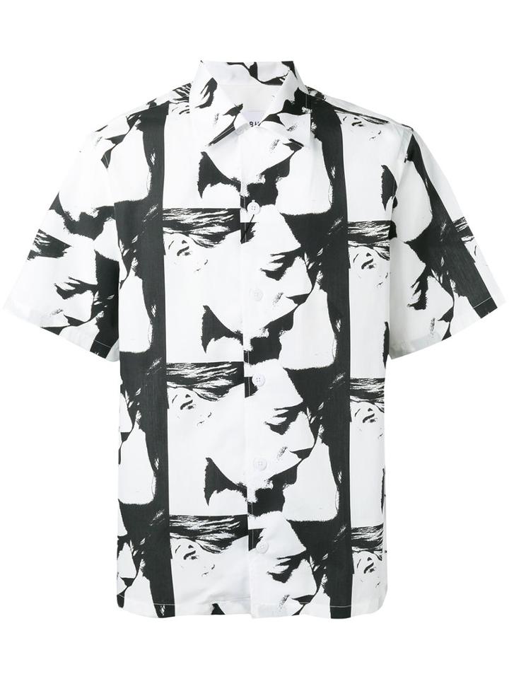 Misbhv Printed Shortsleeved Shirt, Men's, Size: Small, Black, Cotton