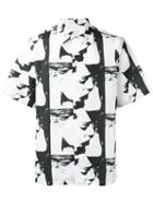 Misbhv Printed Shortsleeved Shirt, Men's, Size: Small, Black, Cotton