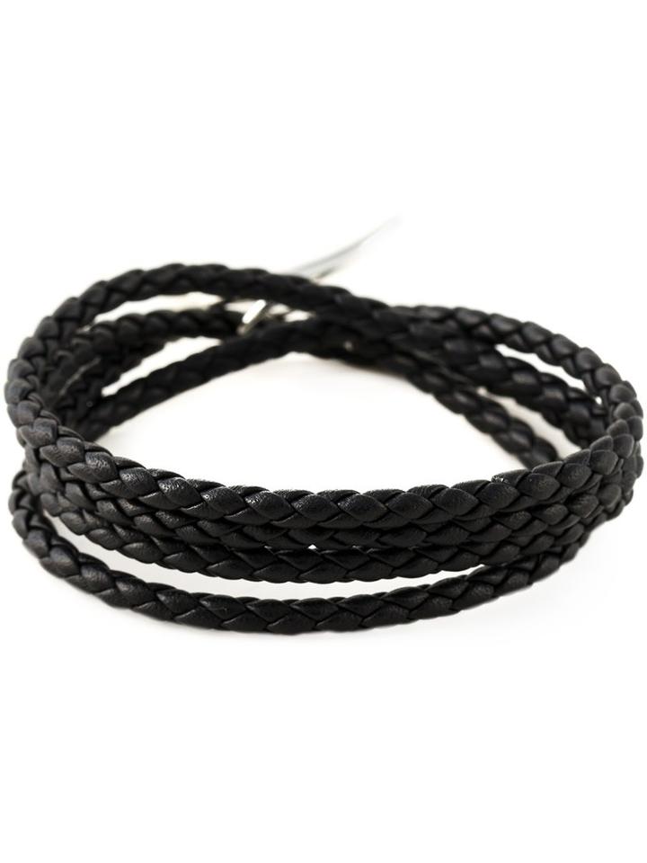 Shaun Leane 'signature Tusk' Wrap Bracelet, Adult Unisex, Black