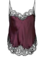 Givenchy Two-tone Lace Trim Camisole