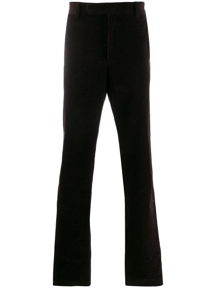 Holland & Holland Straight Leg Trousers - Purple