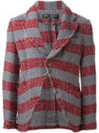 Comme Des Garçons Vintage Striped Jacket, Men's, Size: Medium, Red