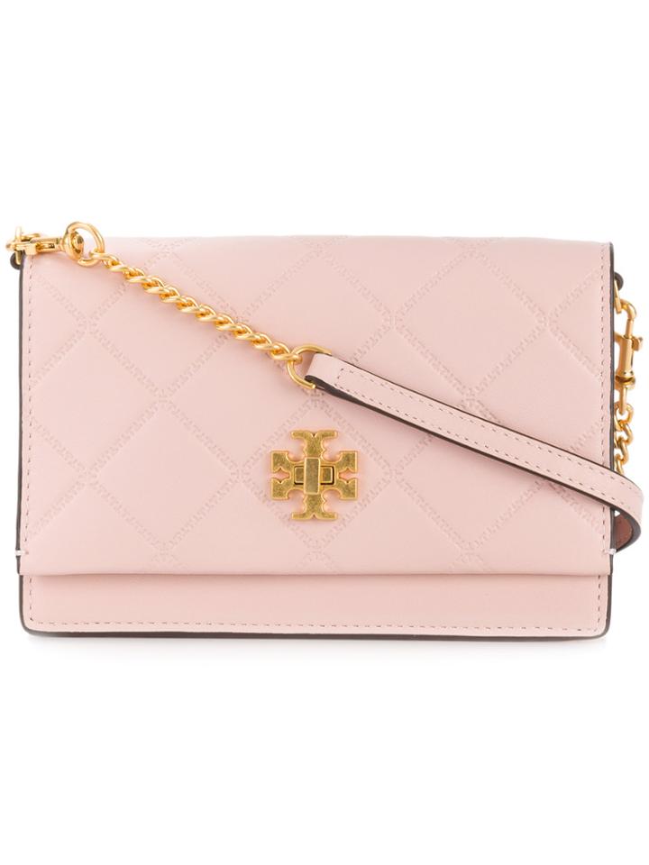 Tory Burch Georgia Turn-lock Mini Bag - Pink & Purple
