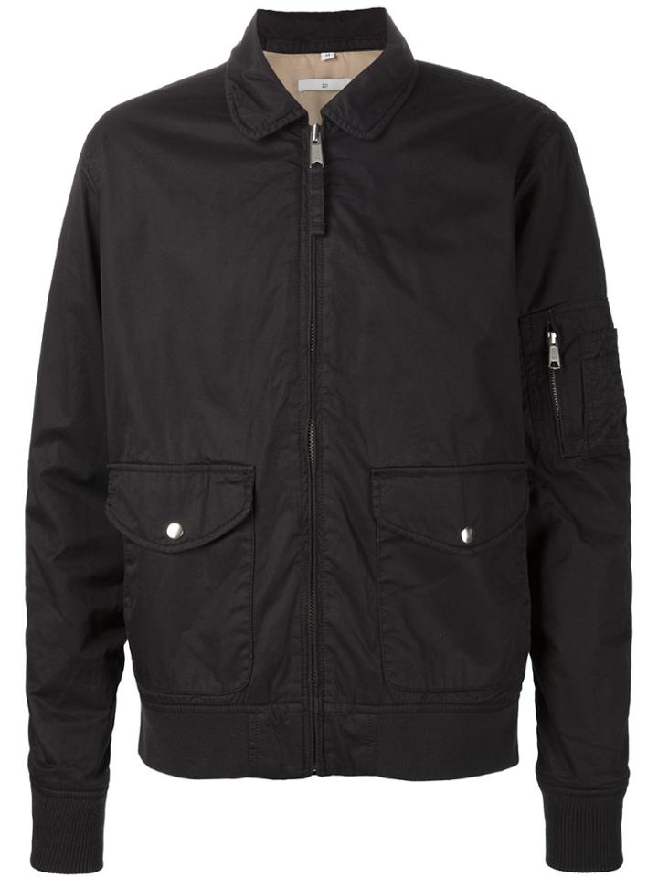 321 Zip Flight Jacket - Blue