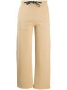 Acne Studios Logo Drawstring Trousers - Neutrals