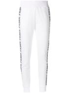 Fendi Logo Panel Track Pants - White