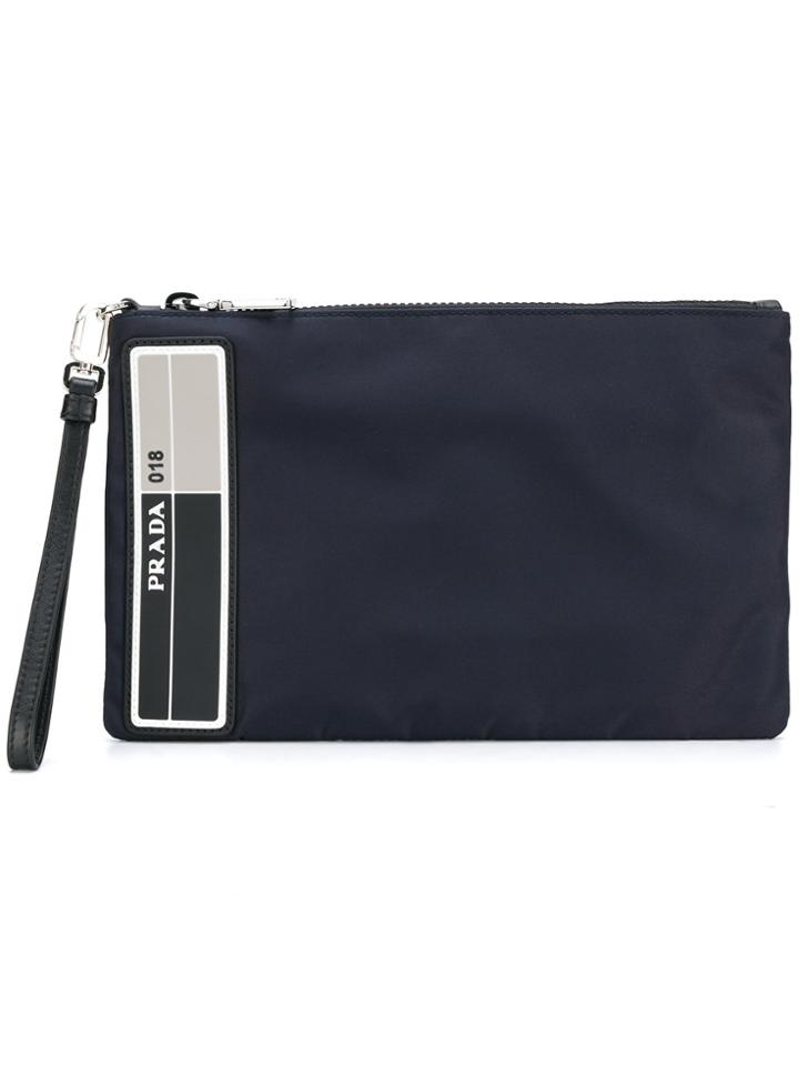 Prada Pouch Bag - Blue