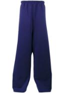 Balenciaga - Oversized Track Pants - Men - Cotton - Xl, Blue, Cotton