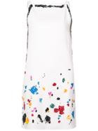 Oscar De La Renta Sequin-embellished Shift Dress - White