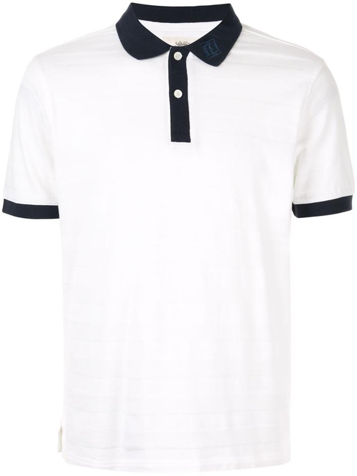 Kent & Curwen Contrasting Polo Shirt - White