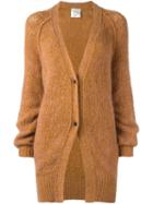 Forte Forte Two Button Cardigan, Women's, Size: 1, Nude/neutrals, Mohair/wool/polyamide