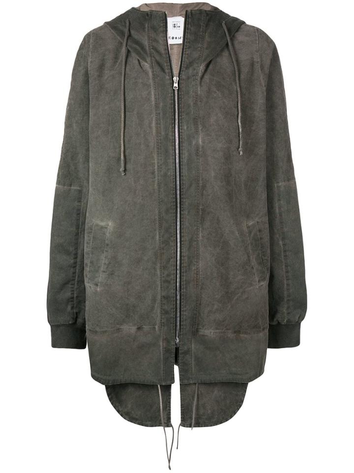 Lost & Found Rooms Oversized Parka - Neutrals