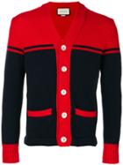Gucci - Intarsia Tiger Cardigan - Men - Wool - S, Blue, Wool