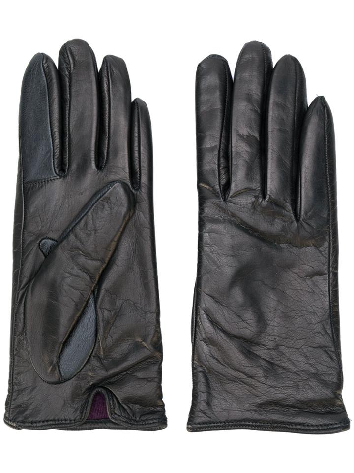 Ps By Paul Smith Distressed Gloves - Black